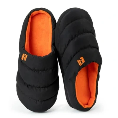 Image of RockDove Men&#039;s Campground Memory Foam Down Slipper, Size 6/7 UK Men, Oriole