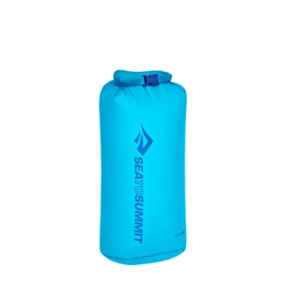 Image of Sea to Summit Ultra Sil Dry Bag L 13L Waterproof Storage &amp; Organization Roll Top Patented Field Repair Buckle Fabric For Backpacking 22 x 19.6 43.3cm Atoll Blue 47g