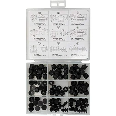 Image of Jagwire Frame Plug Combo Box Unisex Adult Spare Parts, Black, One Size