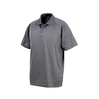 Image of Spiro Unisex Adults Impact Performance Aircool Polo Shirt (3XL) (Grey)