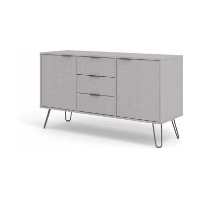 Image of Core Products Augusta Grey Medium Sideboard with 2 Door, 3 Drawers