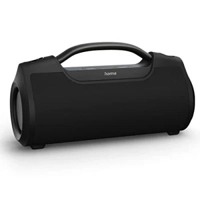 Image of HAMA SoundBarrel Portable Bluetooth Speaker Black, Black