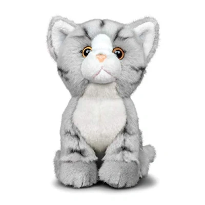 Image of Animigos World of Nature 20cm Plush Tabby Cat Soft Toy