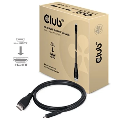 Image of Club 3D Premium High Speed HDMI 2.0 Black
