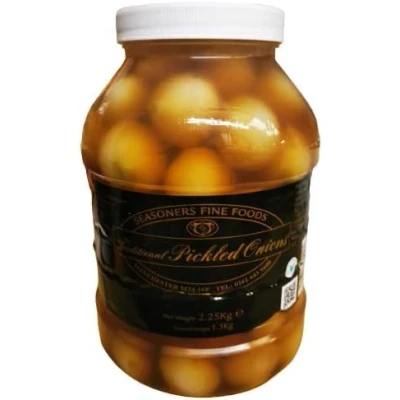 Image of Seasoners Traditional Pickled Onions 2.25kg (Pack of 2)