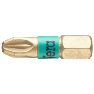 Image of Wera Bi Torsion Insert Bit Diamond Coated Pozi Tip Pz3 X 25 Mm