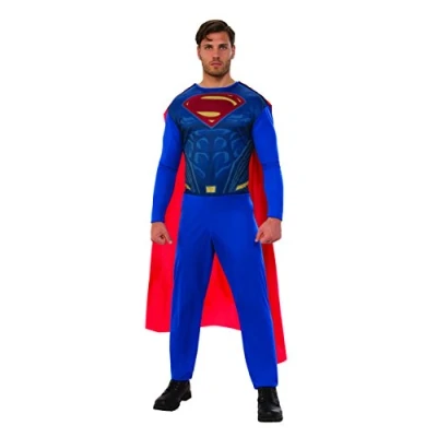Image of Rubies 820962 M Superman Adult Costume, Multicoloured,