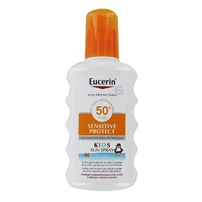 Image of Eucerin UV sun spray for children Sensitive protect SPF50+