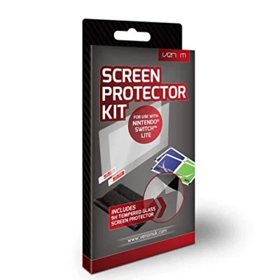 Image of Venom Switch Lite 9H Tempered Glass Screen Protector Double Pack (Nintendo Lite)