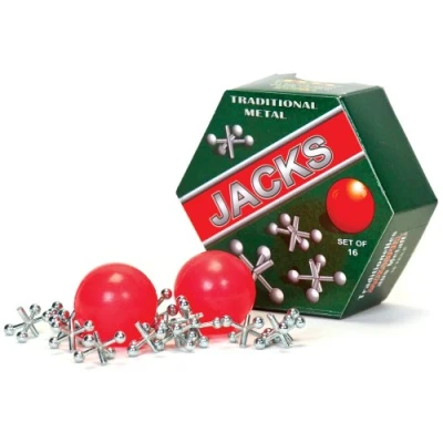 Image of Tobar Metal Jacks Game Set