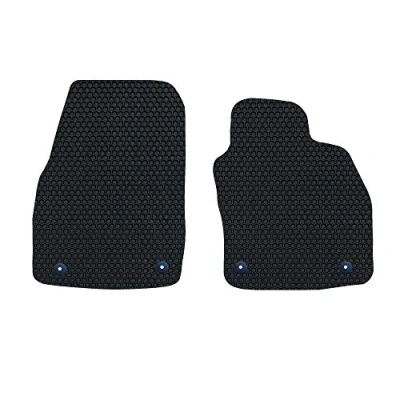 Image of Nicoman Hex Fully Tailored Car Mats Fit (2004 2010 Astra H Hatchback) (Front Set 2 Piece,Black)