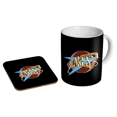 Image of mugmart Blake&#039;s 7 Ceramic Coffee Mug + Coaster Gift Set …