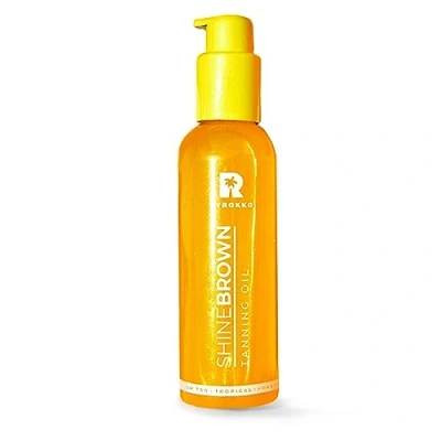 Image of BYROKKO ORIGINAL Shine Brown Maximun Tan TROPICAL Tanning Accelerator Oil 145 ml by Cloud.Sales Cosmetics