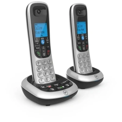 Image of BT 2700 Cordless Landline House Phone, Nuisance Call Blocker, Do Not Disturb button, Answer Machine, Twin Handset Pack