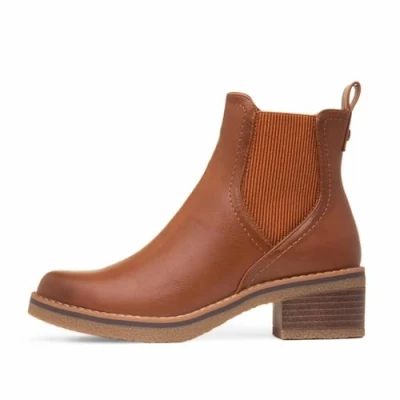 Image of Lunar Tonia Womens Tan Chelsea Boot Size 8 UK Brown