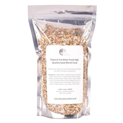 Image of Parrot Essentials Tidymix Manifuctured Premium Quality Parakeet Diet Seed Blend (1.15 kg) Food For Small Birds