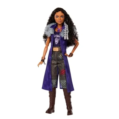 Image of Mattel Disney Zombies 4: Dawn of the Vampires Willa Lykensen Fashion Doll with Removable Outfit &amp; 7 Accessories, Inspired by Movie, JFG34