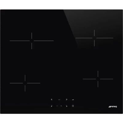 Image of SMEG SE264TD1 60 cm Electric Ceramic Hob Black, Black
