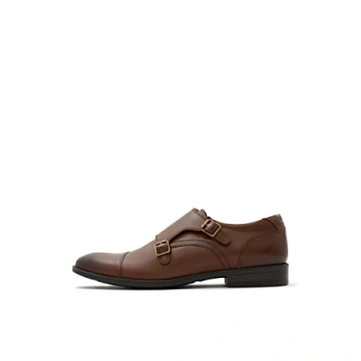 Image of ALDO Men&#039;s Rupert Monk Strap Loafer, Cognac, 6 UK
