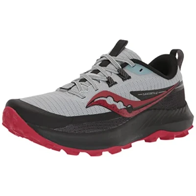 Image of Saucony Men&#039;s Peregrine 13 Trail Running Shoe, Vapor Poppy, 10.5 UK