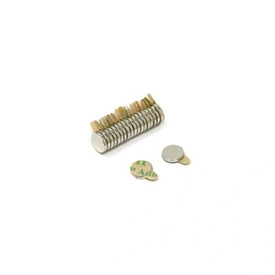 Image of N35 Neodymium Easypeel Adhesive Magnet for Arts, Crafts, Model Making, DIY, Hobbies and Packaging 6mm dia x 1mm 0.33kg Pull North Pack of 20