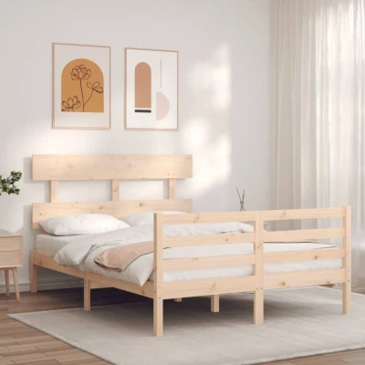 Image of vidaXL Bed Frame without Mattress 120x200 cm Solid Wood