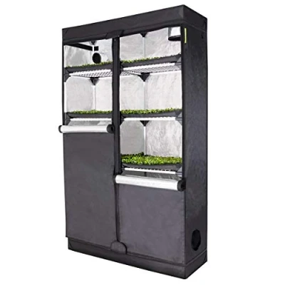 Image of GARDEN HIGH PRO HighPro Propagation Tent Extra Large Indoor Grow Enclosure Black Nylon