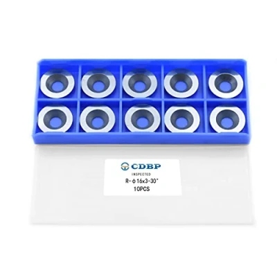 Image of CDBP 16mm(5/8&#039;&#039;) Round Carbide Inserts Cutters Fits for DIY Lathe Wood Turning Finisher Hollower Tool, Replaces EWT Ci0, 10pcs