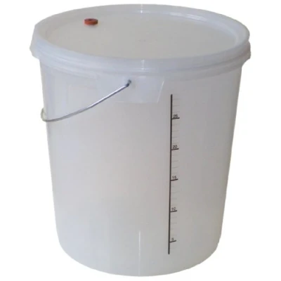 Image of 33L Fermenter Bucket with Lid Fermentation Vessel Homebrew Beer, Wine, Cider New