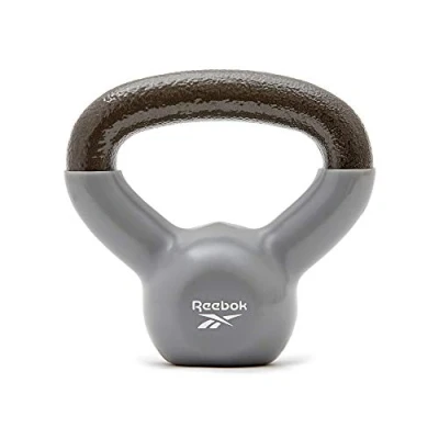 Image of Reebok Unisex&#039;s Kettlebell, Grey, 2 kg