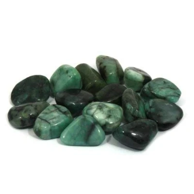 Image of CrystalAge Emerald Tumble Stone (15 20mm) Pack of 5