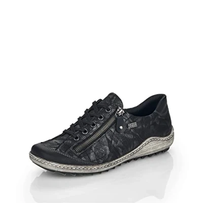 Image of Rieker Women&#039;s Damen Halbschuhe Schwarz Moccasin, 6.5 UK