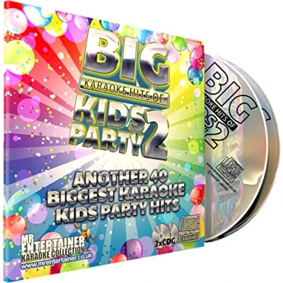 Image of Mr Entertainer Big Karaoke Hits of Kids Party Volume 2 Double CD+G (CDG) Pack. 40 More Greatest Childrens Songs
