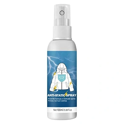 Image of Anti Static Spray, Electricity Remover, Spray For Clothes, No More Cling To Prevent On Lingerie, Blouses And Skirts