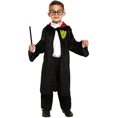 Image of HENBRANDT D/UP CHILD WIZARD BOY SMALL 4 6 YRS