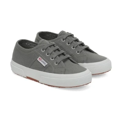 Image of Superga Unisex Kids 2750 jcot Classic Low Top Sneakers, Grey Sage, 22 EU UK