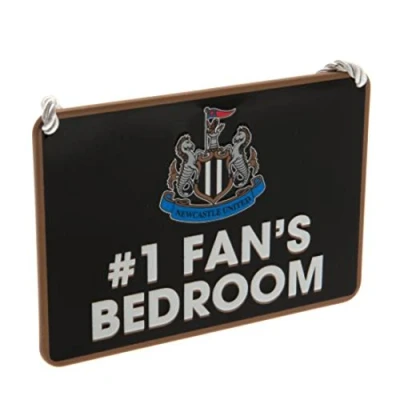 Image of Newcastle United FC No 1 Fan Bedroom Sign