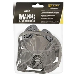 Image of Half Mask Respirator And Abek Cartridges Grey