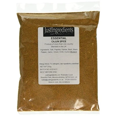 Image of JustIngredients Essentials Cajun Spice Blend 250 g Pack of 5