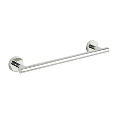 Image of WENKO Toallero barra de Acero inoxidable 40 cm Bosio Shine, Stainless Steel Glossy, Glossy