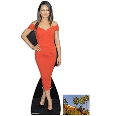 Image of Fan Pack Mila Kunis Lifesize Cardboard Cutout / Standee Includes 8X10 (25X20Cm) Star Photo