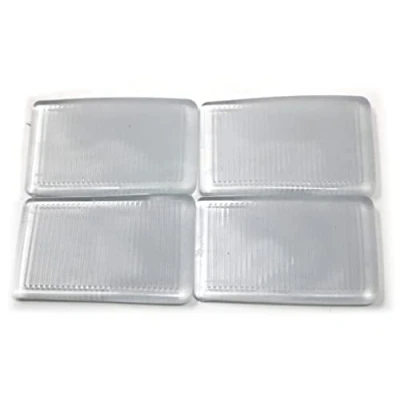 Image of 4 x fiXte Furniture Wedges Stackable Soft Rubber Window Door Table Stop Clear