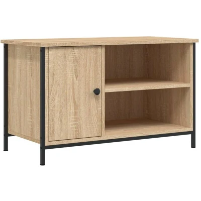 Image of vidaXL TV Cabinet Sonoma Oak 80x40x50 cm Engineered Wood