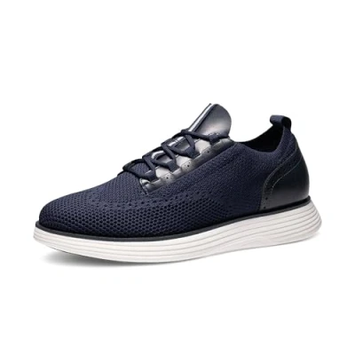 Image of Bruno Marc Lace Up Comfortable Fashion Shoes,Size 11,Blue,SBOX2414M