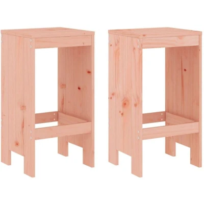 Image of vidaXL Bar Stools 2 pcs 40x36x75 cm Solid Wood Douglas
