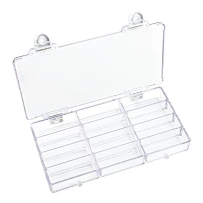 Image of WANDIC Palette Box, 1 Pc 12 Well Empty Watercolour Box Airtight Paint Container For Watercolor, Gouache, Acrylic And Oil