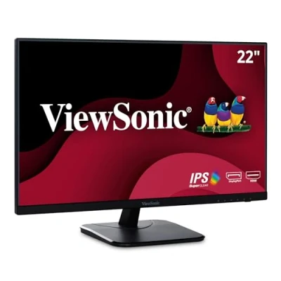 Image of ViewSonic VA2256 MHD 22&quot; Frameless IPS 1080p Monitor with HDMI DisplayPort VGA Inputs for Home and Office