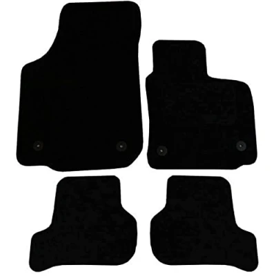 Image of JVL Seat Leon 2009 2013 Fully Tailored 4 Piece Car Mat Set with Clips