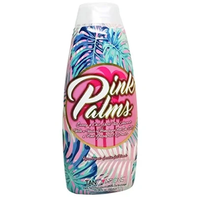 Image of Tanovations Pink Palms Sunny &amp; Chic Dark Tan Enhancer 10 oz.