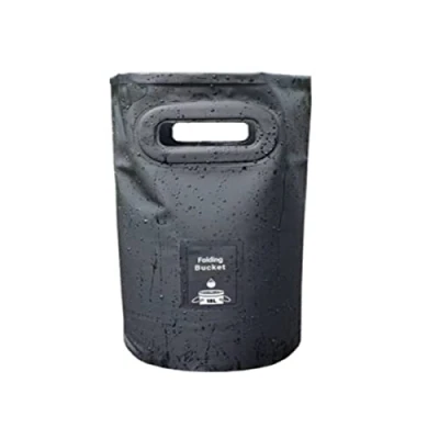 Image of HOUSON 15L Portable Folding Bucket, Water Bucket Lightweight Pail Collapsible for Camping Fishing Car Washing